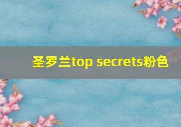 圣罗兰top secrets粉色